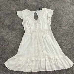 Adorable white summer dress